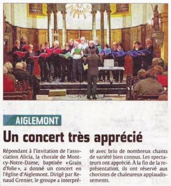 Article 2 concert aiglemont